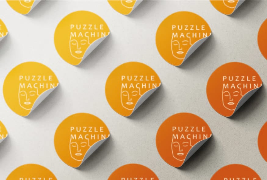 Round Cutting Sticker